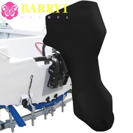 BARRY1 Boat Outboard Motor Cover, Zipper Black Full Boat Motor Cover, Draggable Fits 0-350HP Motor 4