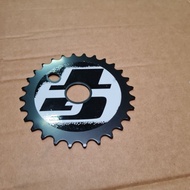 28T GT BMX CHAIN DISC CRANK (Black/Crome)