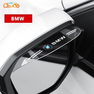 GTIOATO 2PCS Car Rearview Mirror Rain Eyebrow Rain Shield Shade Cover Car Accessories For BMW F10 F46 G30 F20 F48 X1 X2 X3 X4 1 2 3 5 Series M2 M5 216 218I 318I 320I 520I