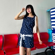 Beatrix Women's Dress with Scrunchies | Thyme Thyme Thyme