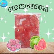 [1kg] Isi Puri Pink Guava Sejuk Beku / Frozen Pink Guava Pulp Puree