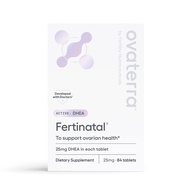 Fertinatal Micronized DHEA Supplement for Women, Natural DHEA 25mg Capsules, Fertility Supplements f