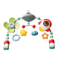 Stroller Arch Toy for Baby, Musical Carseat Toys Hanging with Teething, Baby Mobile for Crib Bassine