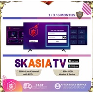 [FAST] SK ASIA TV Malaysia / 1 BULAN/ 3 BULAN / 6 BULAN Support SK ASIA PLAYER, Iptv Stream Player, 