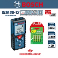 BOSCH GLM 40-12 Compact Robust Easy Laser Measure GLM40 Pengukur Jarak Jauh Measuring GLM 40-12