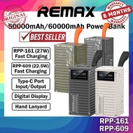 (3C Certified CCC) Remax RPP-609 60000mAh Powerbank Outdoor Camping Powerbank Remax 50000mAh