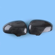 1 Pair Side Rear View Mirror Covers Trims Fit for Scion iQ Hatchback 2012 2013 2014 2015 Carbon Fibe