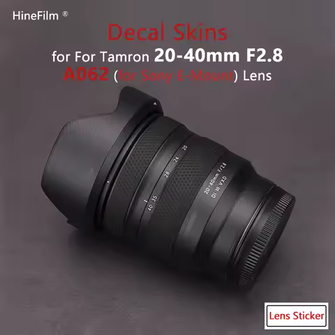 Tamron 2040 FE Mount Lens Decal Skins for Tamron 20-40mm F/2.8 Di III VXD A062 Lens Stickers Protect