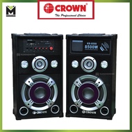 Crown KR-8500 8500W 8" Woofer 4X4" Tweeter 3 Way Karaoke Ready Baffle Speaker (1 Pair)