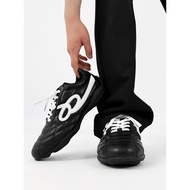Bai Jingting Thin-Soled Flat Shoes - Retro Panda Color | Ideal for Running & Training