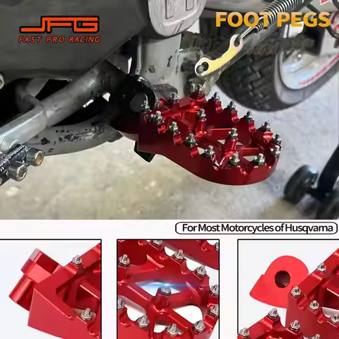 Foot Pegs Rests Pedals For Husqvarna WR125 WR250 WR300 TC250 TC450 TC570 TE250 TE310 TE450 TE510 CR1