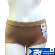 Wacoal Boyleg Panty กางเกงในแบบขาสั้นเต็มตัว (Boyleg) รุ่น WU8893 ขอบลูกไม้ 5 สี