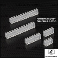 [LOOSE] 1PCS PC PSU Power Supply Extension Cable Comb 1.8-2.1MM 24PIN / 12PIN / 8PIN / 6PIN (TRANSPA