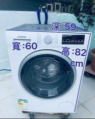 洗衣機 Siemens 西門子82CM高 WU12P268HK 8.0公斤 1200轉 前置式 變頻 大容量 可櫃底/嵌入式安裝 二手電器 雪櫃 搬屋 清倉大減價 最新款 貨到付款