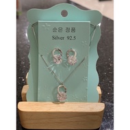 Korean Silver 92.5 costume jewellery set