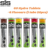 FREE SHIPPING SIS Science In Sport Go Hydro Tablets 20 (1Tube) HALAL JAN 2025 CAFFEINE 6 Flavours EN