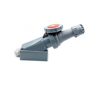1Set 63A 4Pin Industrial Connector Plug Socket, 4Pin 63A 380V-415V 3P+E 6H IEC60309 IP67 Waterproof 