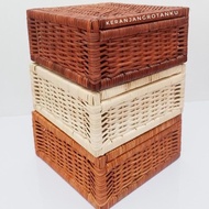 Square Rattan Basket 28x28x10