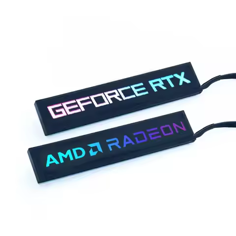 Graphics Card Side Panal RGB, NVIDIA RTX / AMD Radeon Series Light Backplate For VGA GPU Lighting De