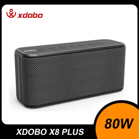 XDOBO X8 Plus 80W Portable Wireless Bluetooth-compatible Speaker TWS Subwoofer 10400mAh Power Bank F
