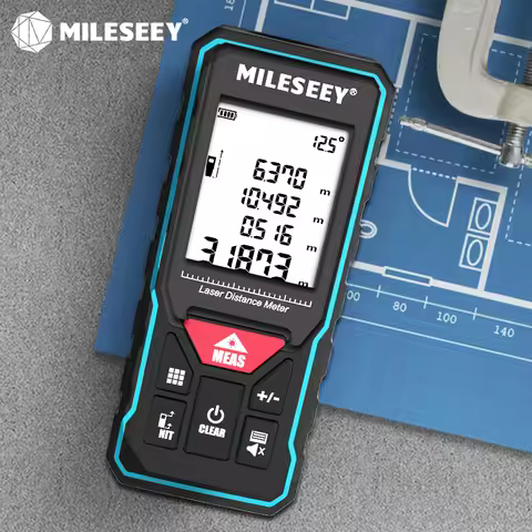MILESEEY Laser tape measure X6,40m 60m 100m Laser rangefinder