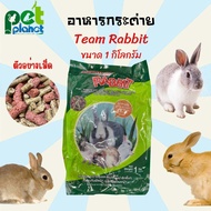 [1kg.] อาหารกระต่าย Team Rabbit อาหารกระต่ายteam อาหารสำหรับ กระต่าย หนูตะเภา อาหารกระต่ายทีม อาหารกระต่ายถุงเขียว อาหารสัตว์เลี้ยง อาหารสัตว์