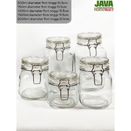 HERMETICO GLASS JAR| AIRTIGHT GLASS JAR | Cookie Jar | GLASS JAR SET | SPICE JAR