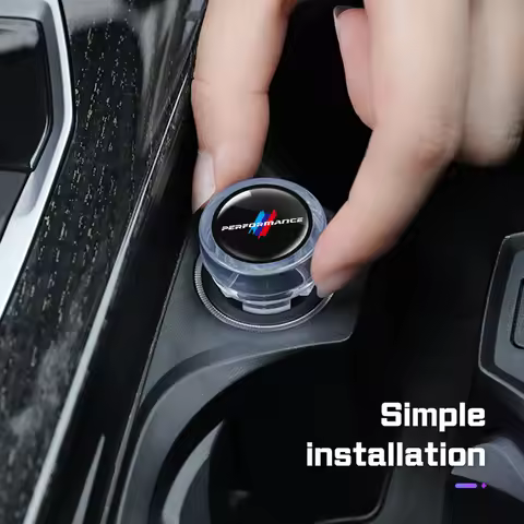 Car Cigarette Lighter Cover DustProof Decoration Cap For BMW X1X2 X3X5 X4 X6 X7 1 3 5 6 7 Series F40