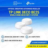TP Link Deco BE25 BE5000 1 2 3 Pack Whole Home Mesh Router WiFi 7 Extender System