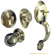 POWERHOUSE PRO SERIES Entrance Handle Set PH8051ABET Antique Brass Finish US5 PHDH TFM