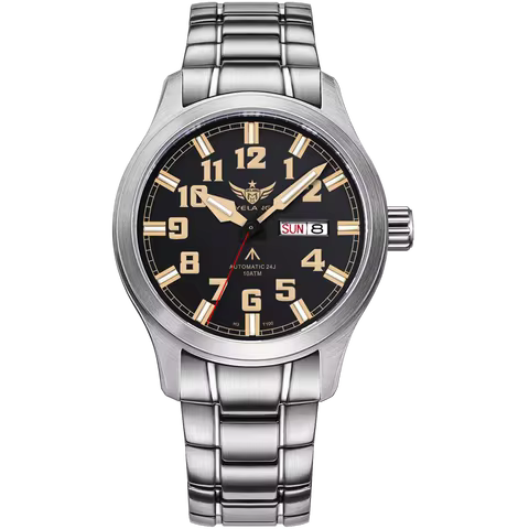 YELANG Men Automatic Watch 42mm Mechanical Wristwatch Diver 10Bar Waterproof Luminous Tubes NH36 Sap