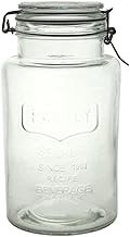 Living Storage Container, Canister, Glass, Size M, Estimated Capacity Approx. 0.7 gal (2.0 L), Diame