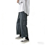 Jies 5 Pockets Polyester Straight Big Baggy Cargo Long Pants 五个口袋涤纶直筒大宽松嘻哈 K005