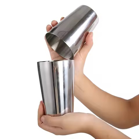 Wine Cocktail Shaker Set Stainless Steel Mixing Making Drinking Container Barware 600/450ML 800/600M