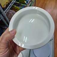 柴灣水中情 白陶瓷麥皮蟲防逃食盆大號12.5x4cm  #RX-154