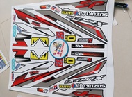 Tem suzuki xbike sp bạc đỏ