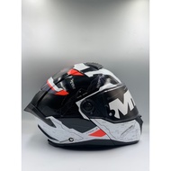 MT Helmet Atom 2 SV Highlands B5 Gloss Red (ECE 22.06)