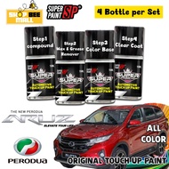 PERODUA ARUZ Touch Up Paint - Touch Up Combo Set - Touch Up Paint - Scratch Removal Calar Kereta DIY Fix Tool