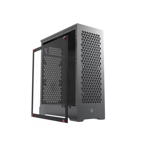 （NEW）ZZAW C1 MATX Case for PC Desktop Computer DIY Installation Aluminum Alloy Chassis ATX Power Sup