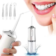 Electric Water Flosser Cordless 3 Modes 4 Nozzles Cleaning and Flossing Water Flosser Portable Floss