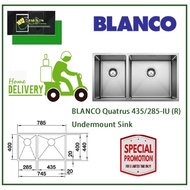 BLANCO Quatrus 435/285-IU (R) Undermount Sink