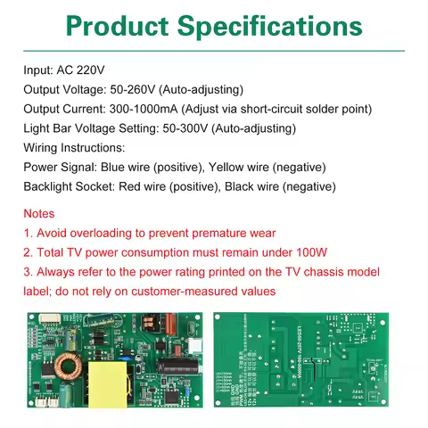 40-55 inch Universal LCD TV Backlight Driver Board Voltage Inverter Constant Boost Constant Current 