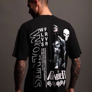 Ready Stock Coyote Printed Cotton Short Sleeve Transparent T-Shirt