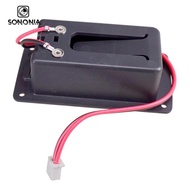 [SONONIA] 9V Battery Box Case Holder for  Guitar Bass Pickup Black , Plasctic,72x38.5mm