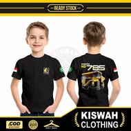 PT PAMAPERSADA Kids T-Shirt HD 785 DBKomatsu Distro T-Shirt Baju Budak Lelaki Tshirt Budak Lelaki