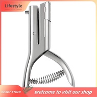 [Lifestyle] Single Hole Puncher Silver Single Hole Puncher 3mm Round Hole Puncher Portable Hand-Held