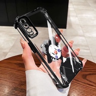 YBD Clear Phone Case For Vivo Y20 Y20i Y20S G Y12S Y20A Y12A Y3S Vivo V2026 Full Protective Caing wi