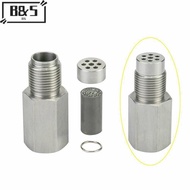 【B&S】 M18*1.5 O2 Oxygen Sensor Spacer CEL Eliminator, Che Engine Light, Mini Catalyst Simulator, 304