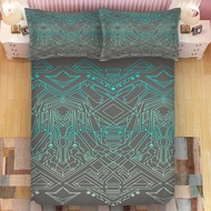 transformer Fitted Bedsheet pillowcase 3D printed Bed set Single/Super single/queen/king beddings korean cotton