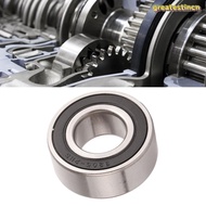 GREAT Deep Groove Ball Bearings, 3205-2RS Steel Double Row Ball Bearing, Durable Black Silver Angula